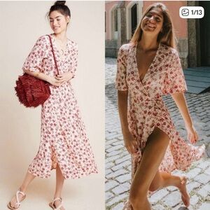 Anthropologie x Faithfull The Brand Rivera Midi Dress